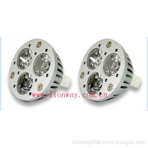 High power led bulb(20 Watt Halogen Bulb Replacement - MR16 3 x 1 Watt LED)